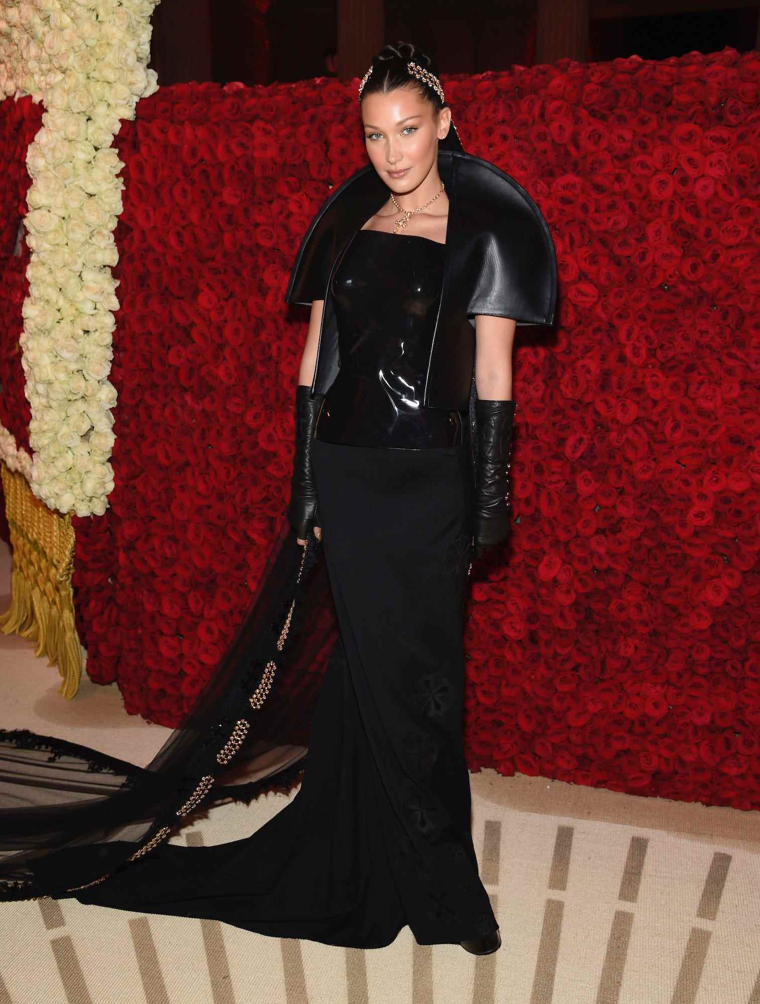 Bella Hadid bei der Met Gala in New York City am 7. Mai 2018.