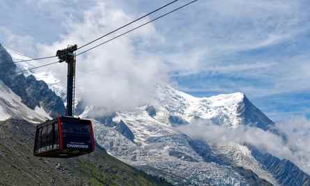 Seilbahn Mont Blanc.