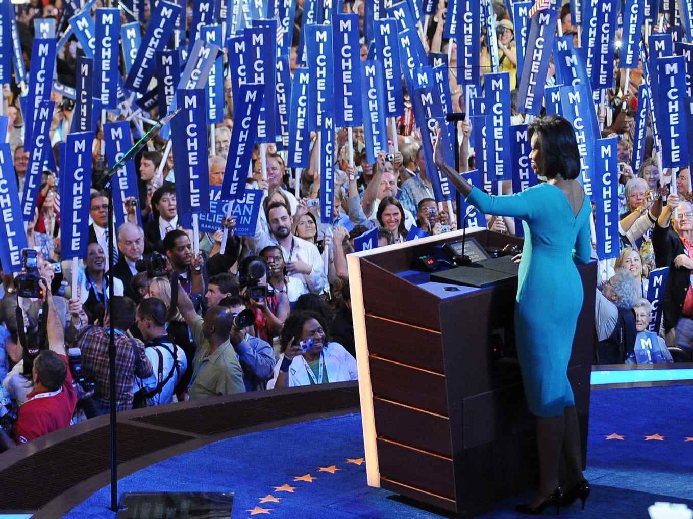 Michelle Obama spricht beim DNC 2008