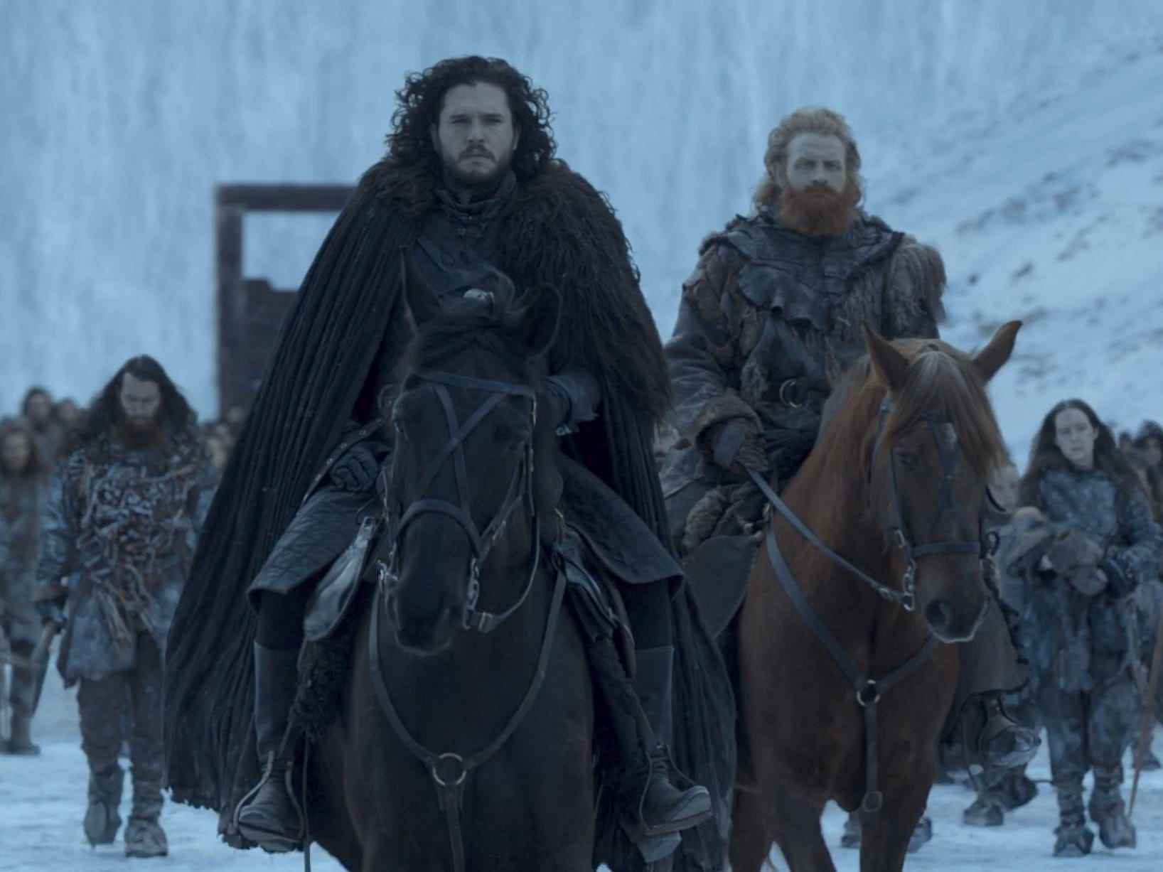 Jon Snow Tormund Giantsbane Game of Thrones Finale Wildlinge HBO 