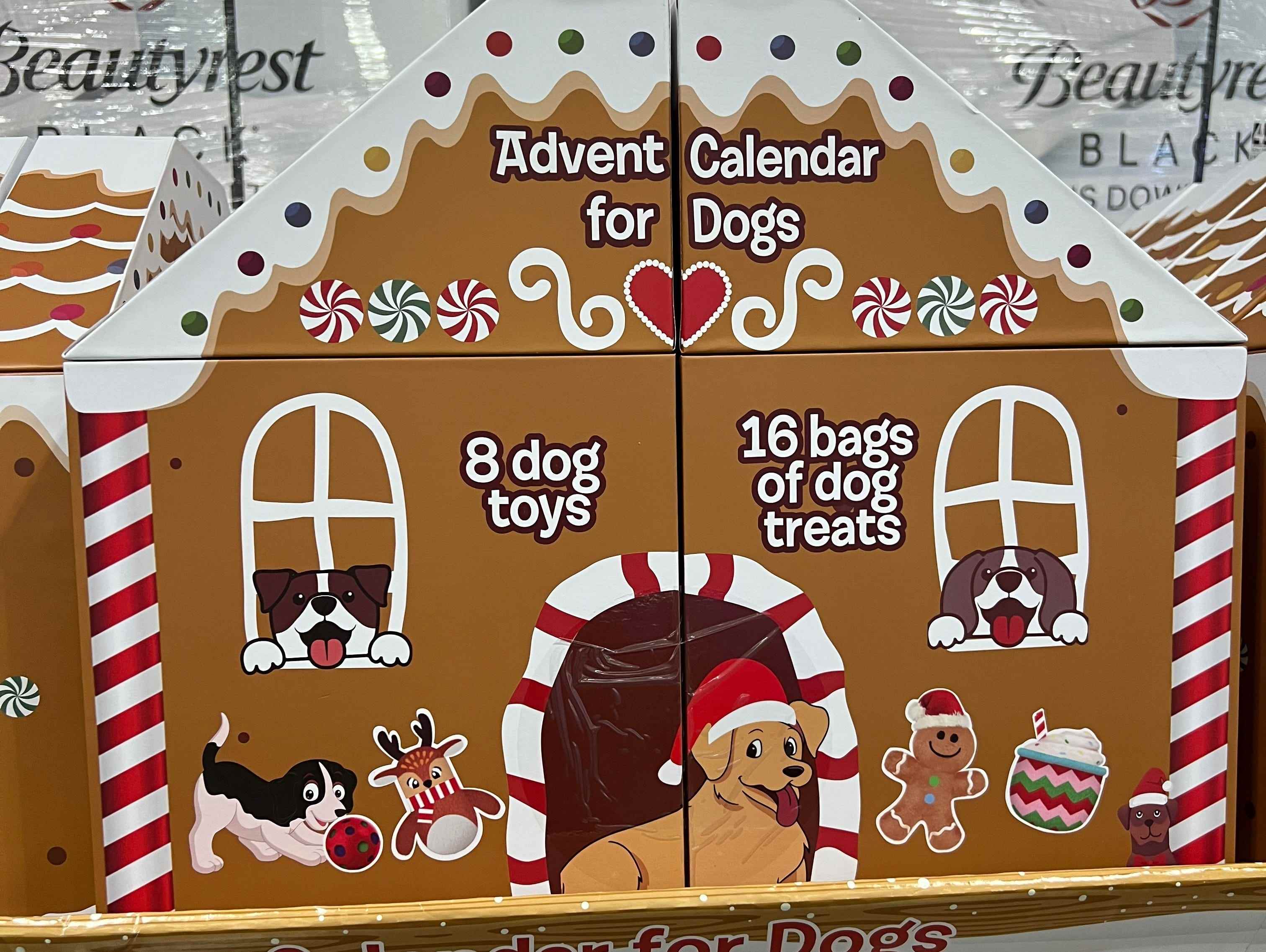 Hunde-Adventskalender bei Costco