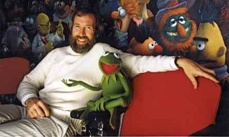 Jim Henson und Kermit.