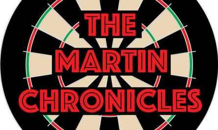 Ein Bild einer Dartscheibe mit der Aufschrift The Martin Chronicles