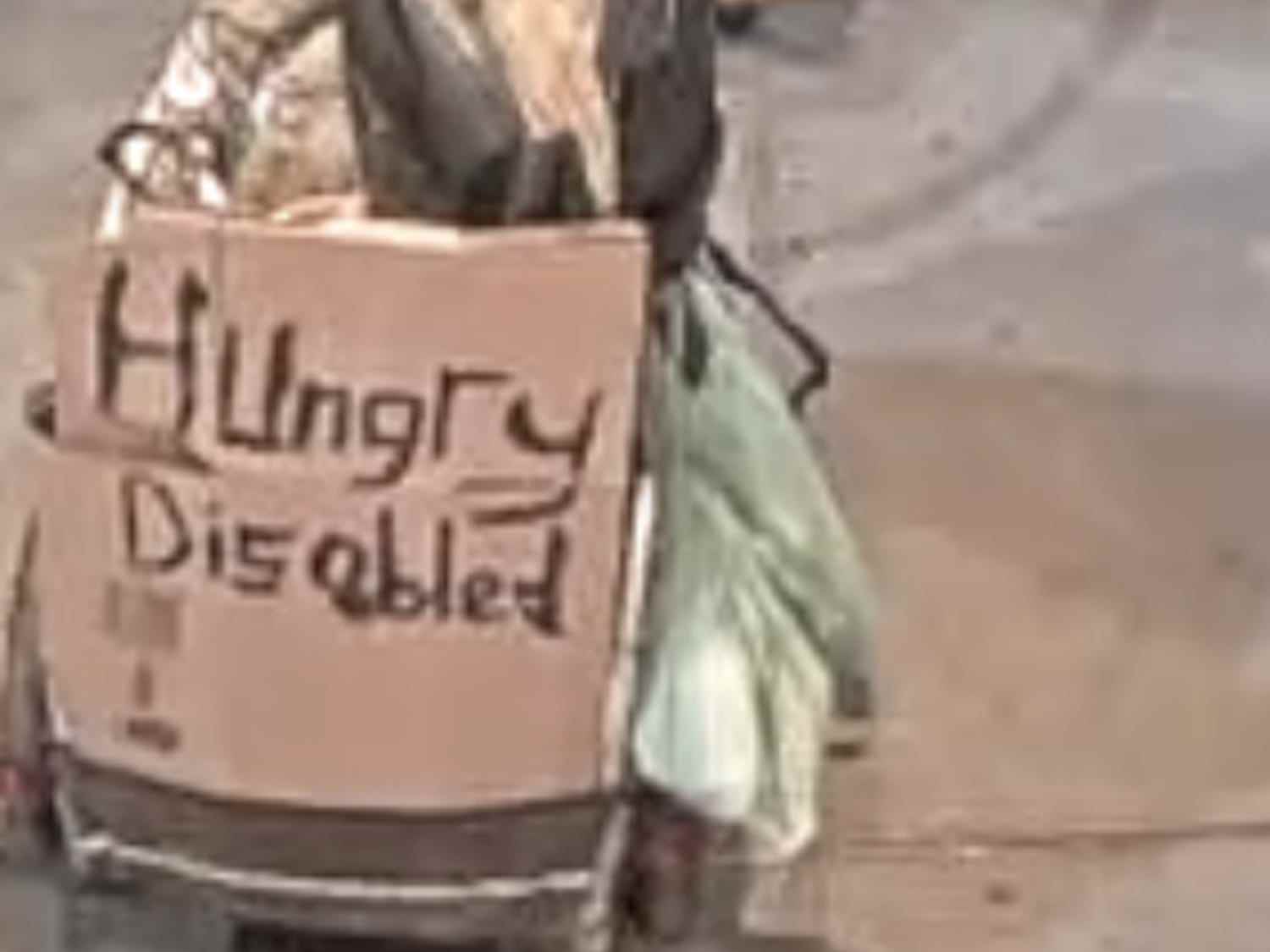 „Hungry Disabled“-Schild auf Anhänger des mutmaßlichen Angreifers bei antisemitischem Vorfall im Central Park