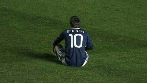 Lionel Messi wurde nach der Niederlage bei der Copa America 2011 von seinen eigenen Fans ausgebuht.