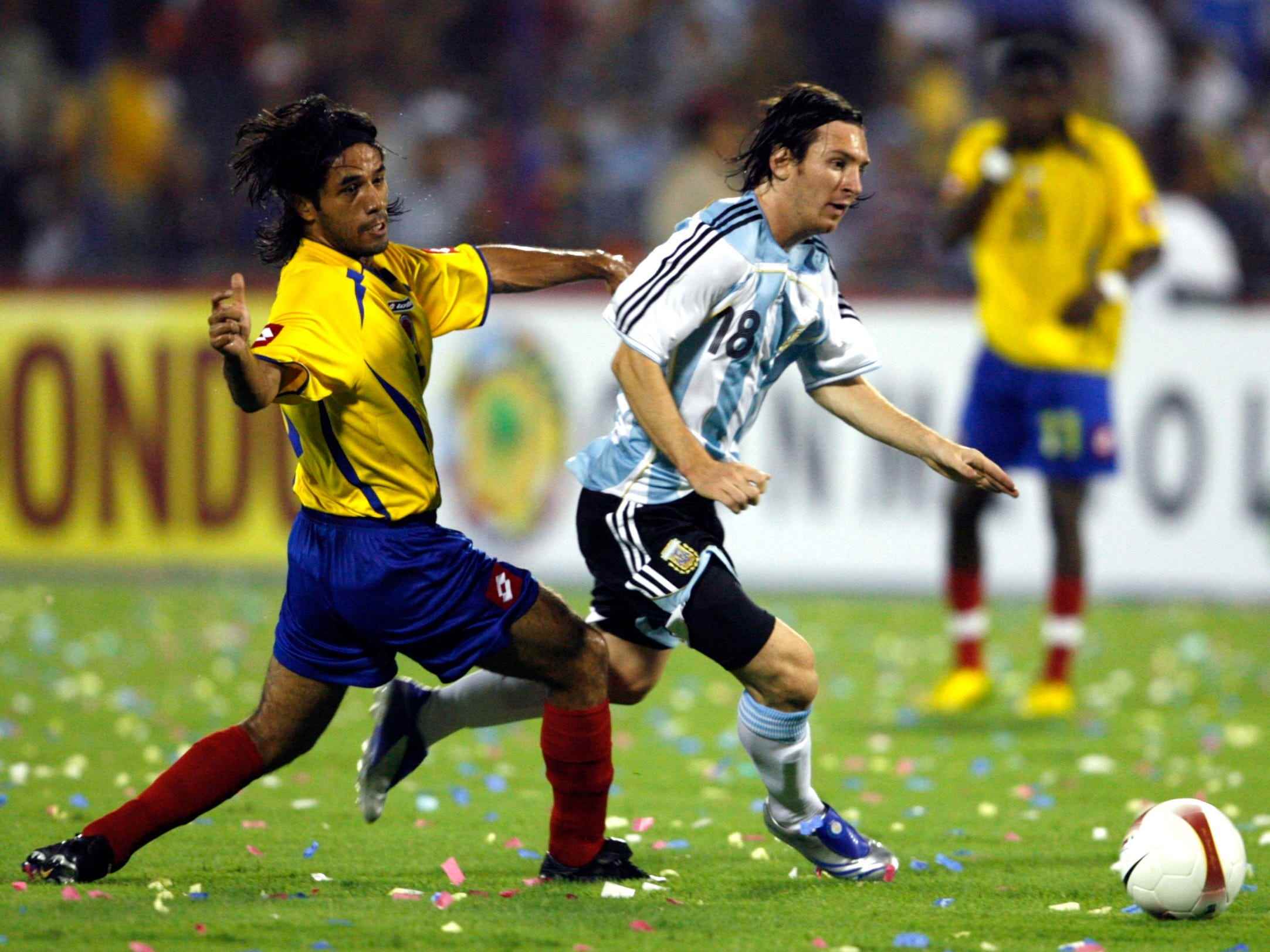 Lionel Messi bei der Copa América 2007.