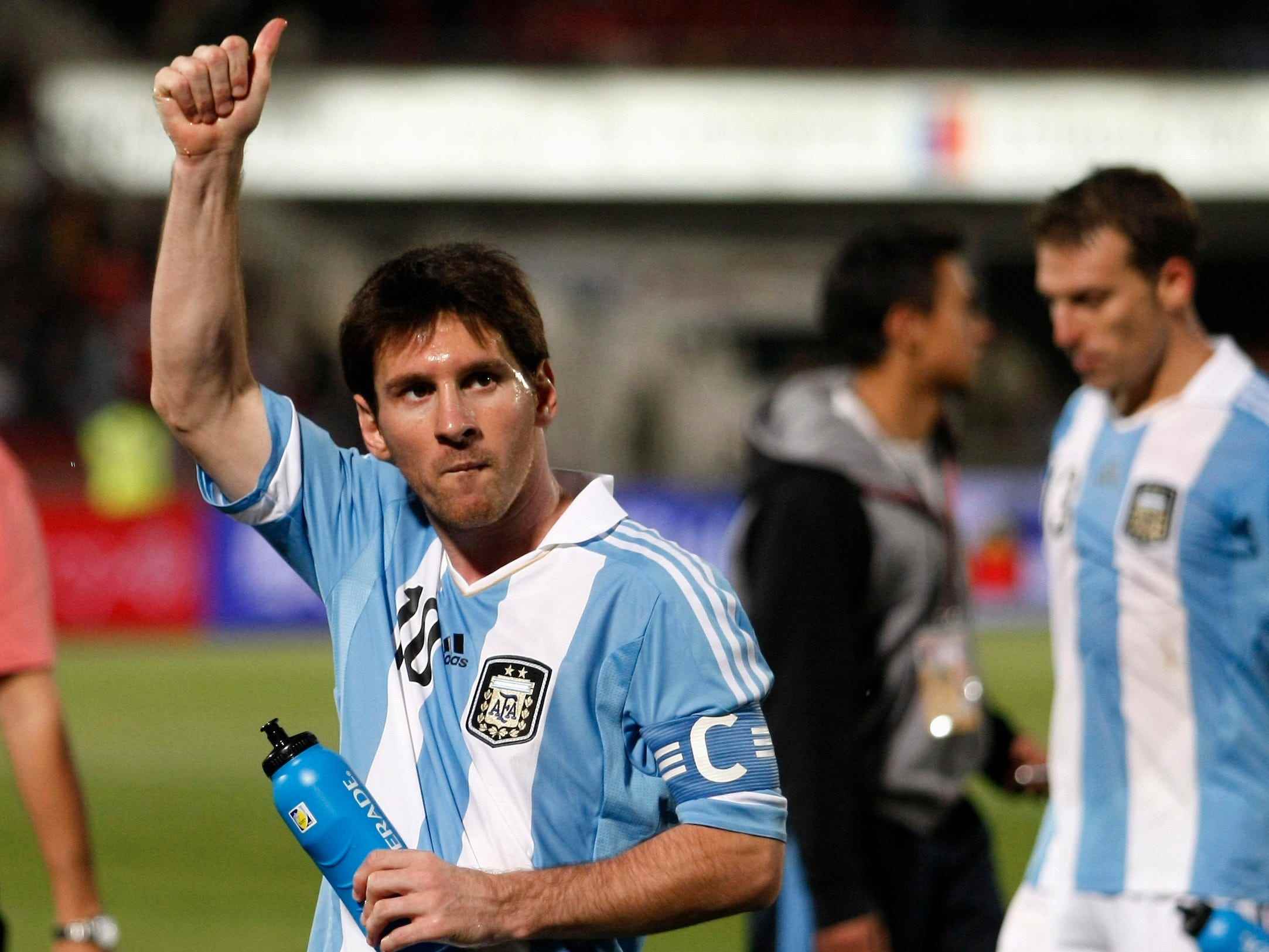 Lionel Messi Argentinien.