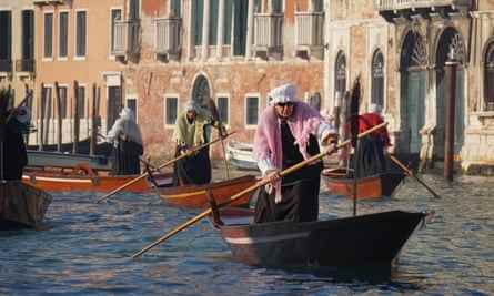 La Regata delle Befane in Venedig.