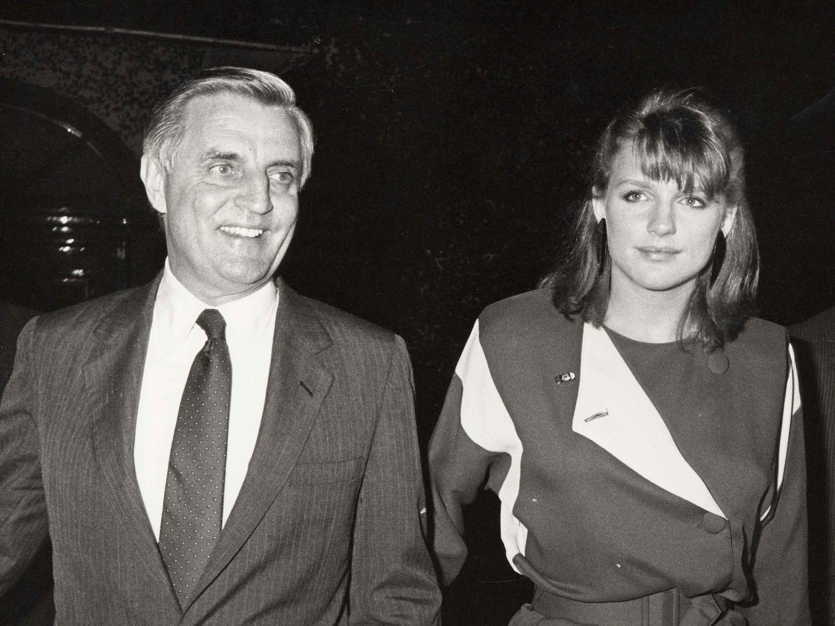 Walter Mondale und seine Tochter Eleanor.