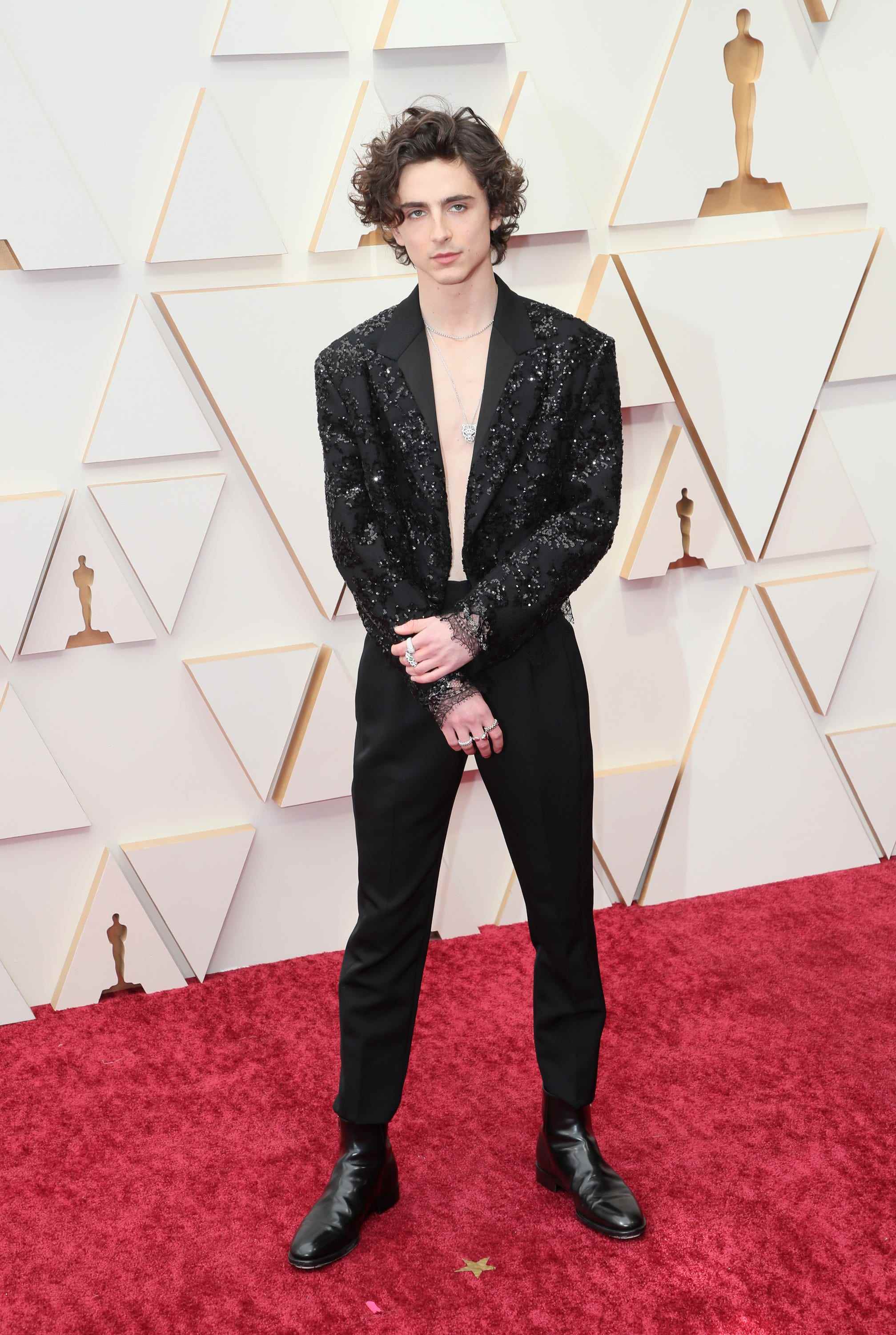 Timothée Chalamet bei den Oscars 2022.