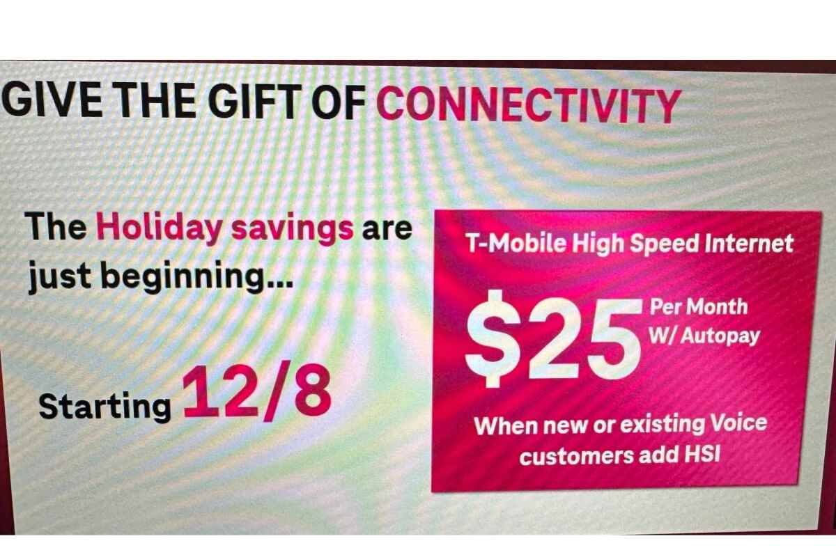 Neu- und Bestandskunden von T-Mobile können zu Weihnachten einen enormen lebenslangen 5G-Home-Internet-Rabatt erhalten