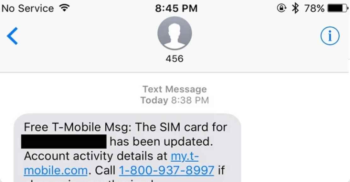 Wenn Sie eine Nachricht wie diese sehen, aber nicht nach einer neuen SIM-Karte gefragt haben, sind Sie Opfer des SIM-Swap-Betrugs geworden – T-Mobile-Abonnenten sollten diese neue Sicherheitsfunktion so schnell wie möglich aktivieren, um zu verhindern, Opfer eines Betrugs zu werden