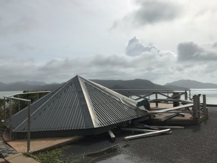 Die Folgen des Zyklons Debbie auf Hamilton Island