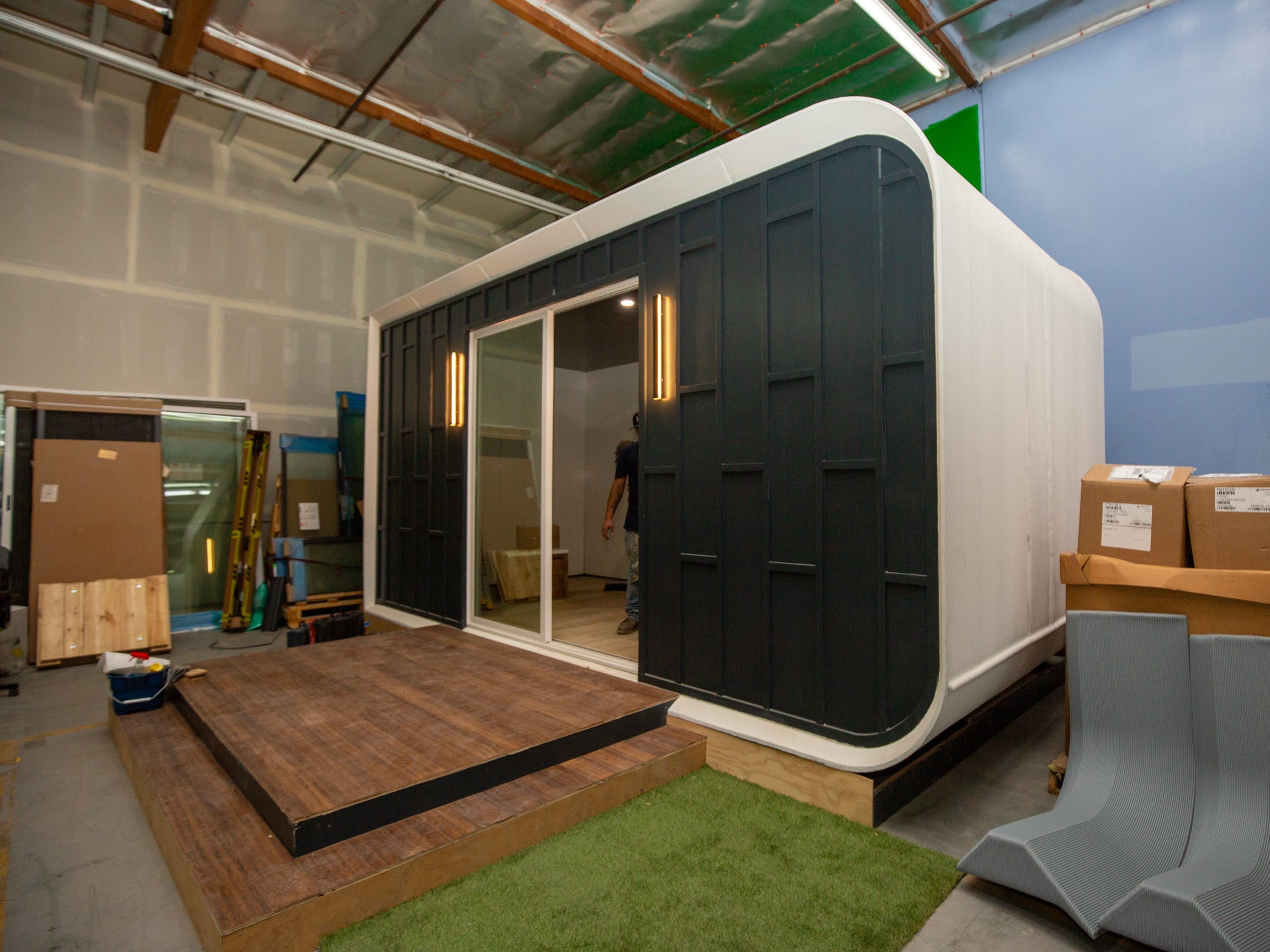 Das 3D-gedruckte winzige Haus von Azure Printed Homes