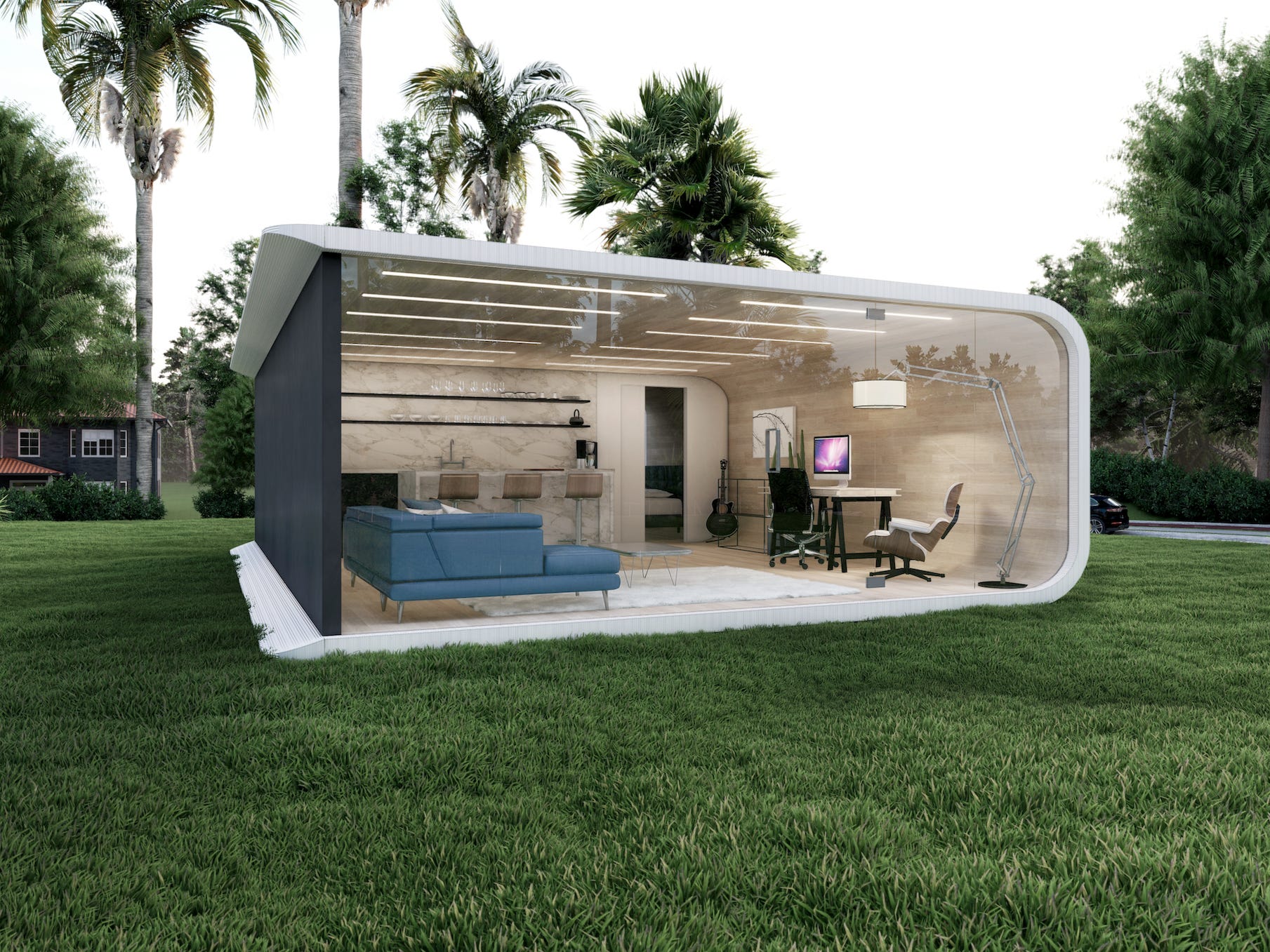 Ein 3D-gedrucktes Zuhause