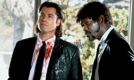 John Travolta und Samuel L. Jackson in Pulp Fiction.