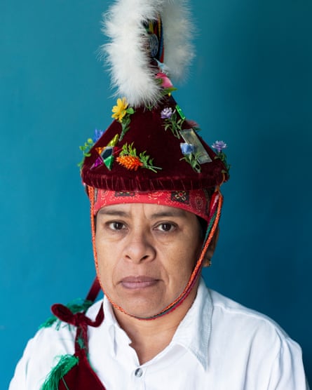 Jacinta Teresa Hernández, eine 50-jährige Voladora aus Cuetzalan