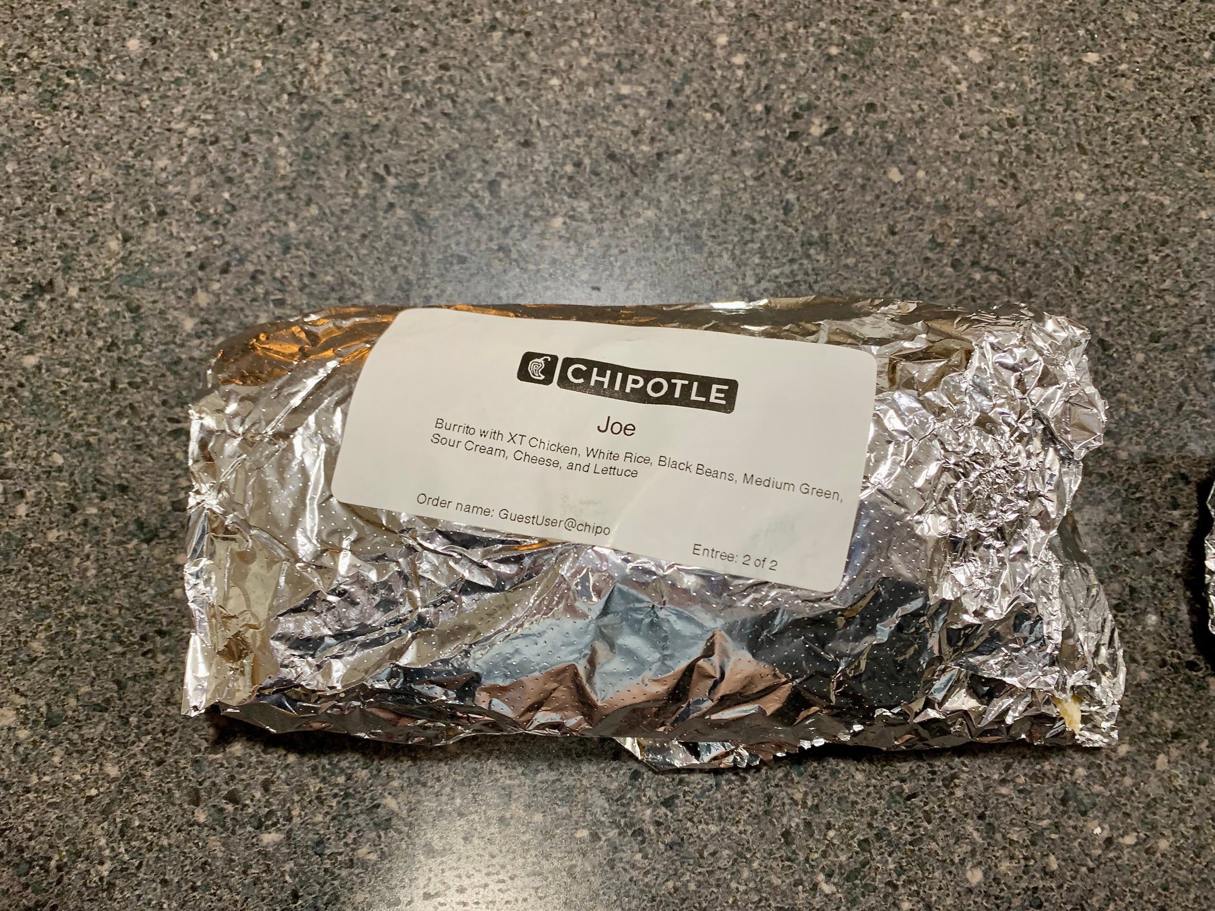 Chipotle Mobile Burrito in Folie bestellen
