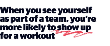 Zitat: „Wer sich als Teil eines Teams sieht, kommt eher zum Training“