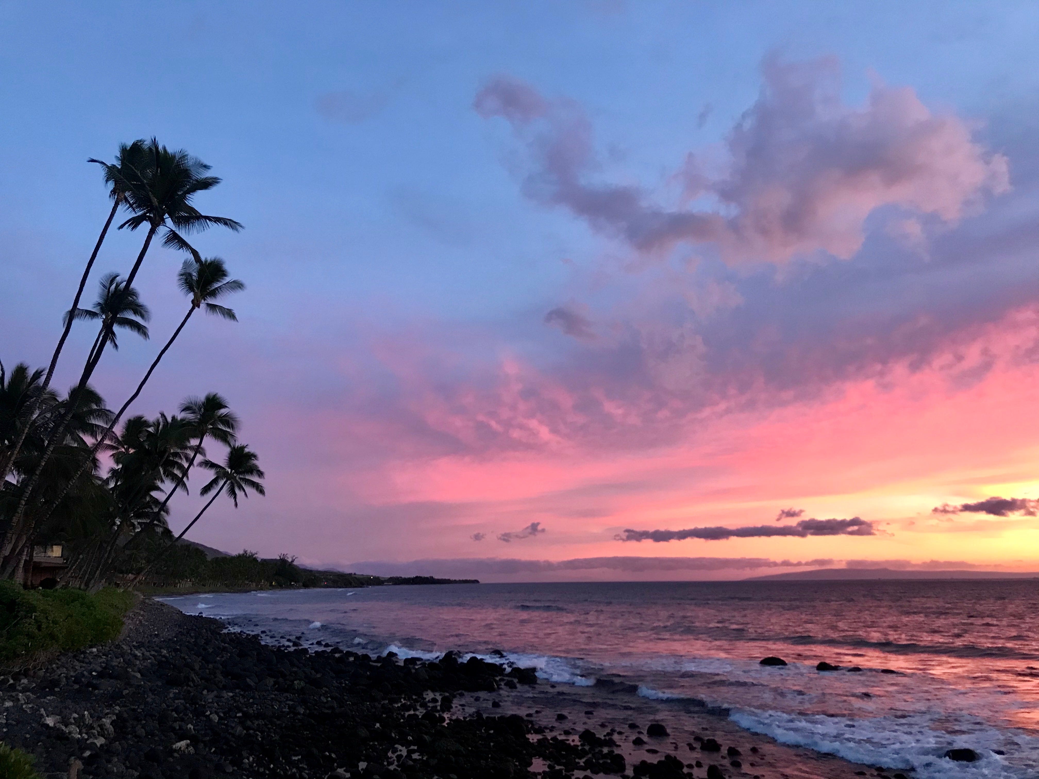 Sonnenuntergang in Lahaina Hawaii