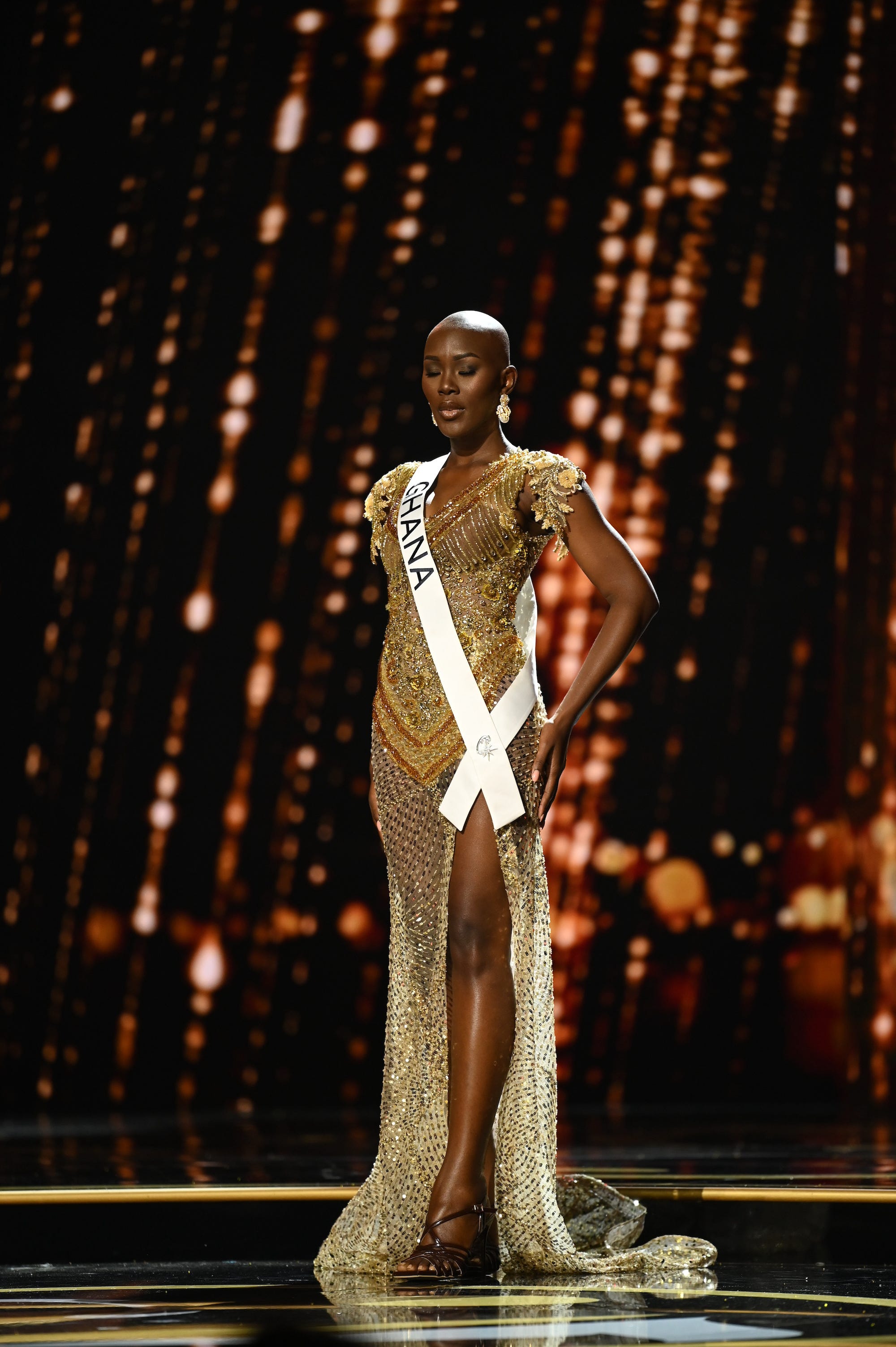 Miss Ghana nimmt am 71. jährlichen Wahlkampf zur Miss Universe teil.