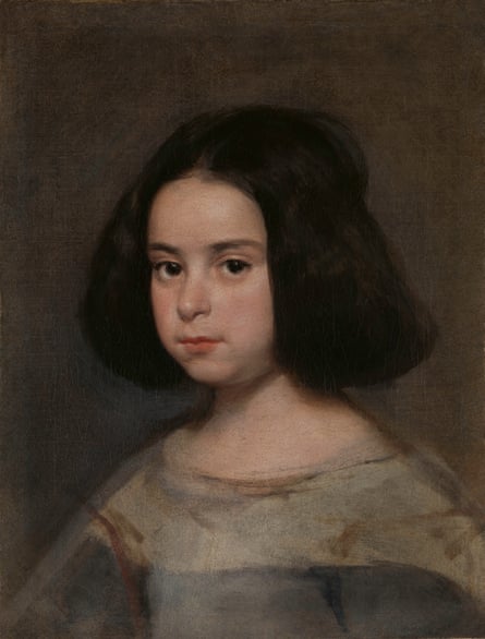 Greifend … Porträt eines kleinen Mädchens von Diego Velázquez, um 1638-42.