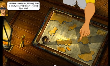 Ein Screenshot der Abenteuerserie Baphomets Fluch.