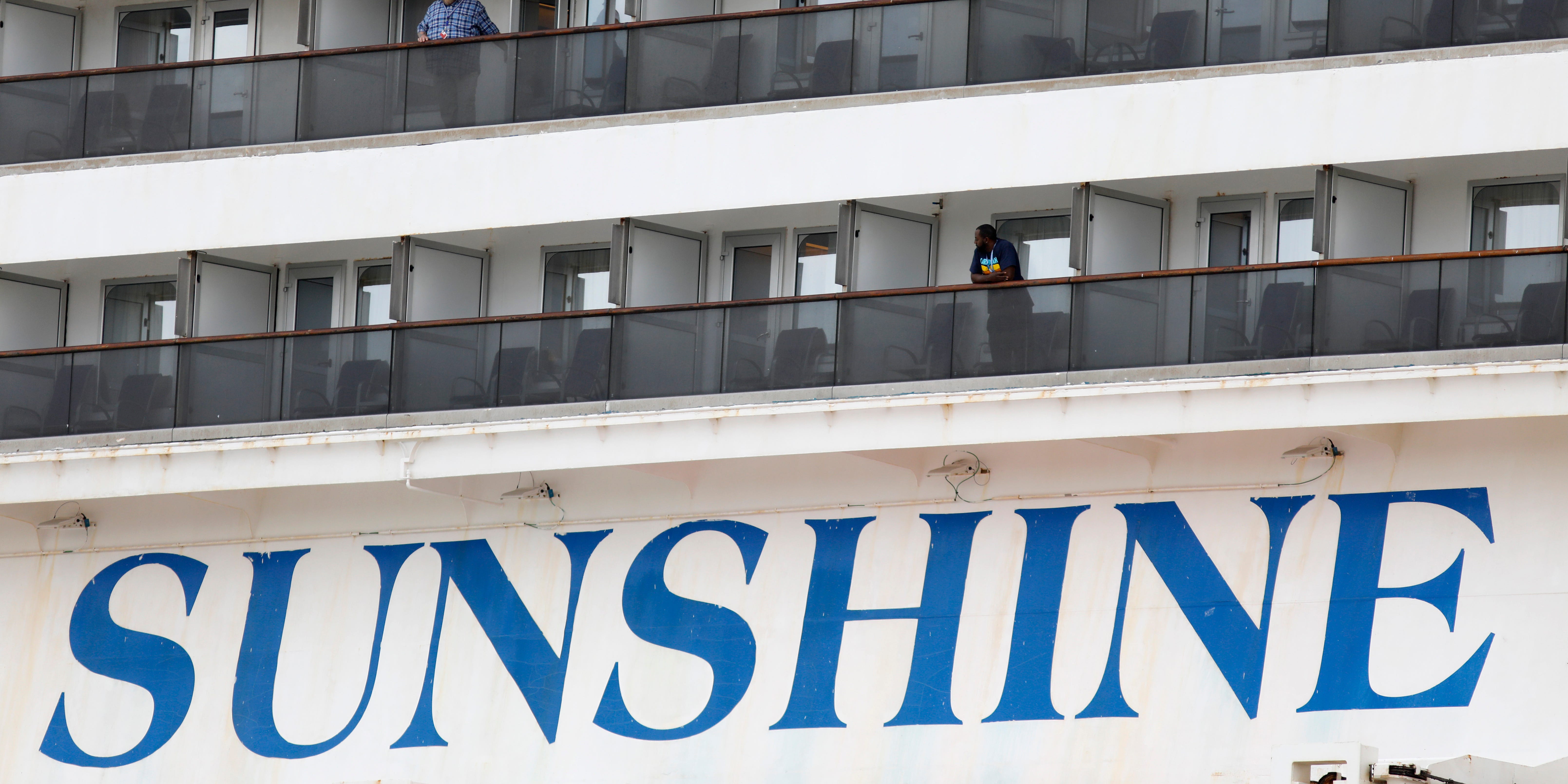 Das Kreuzfahrtschiff „Carnival Sunshine“ legte im März 2020 in South Carolina an.