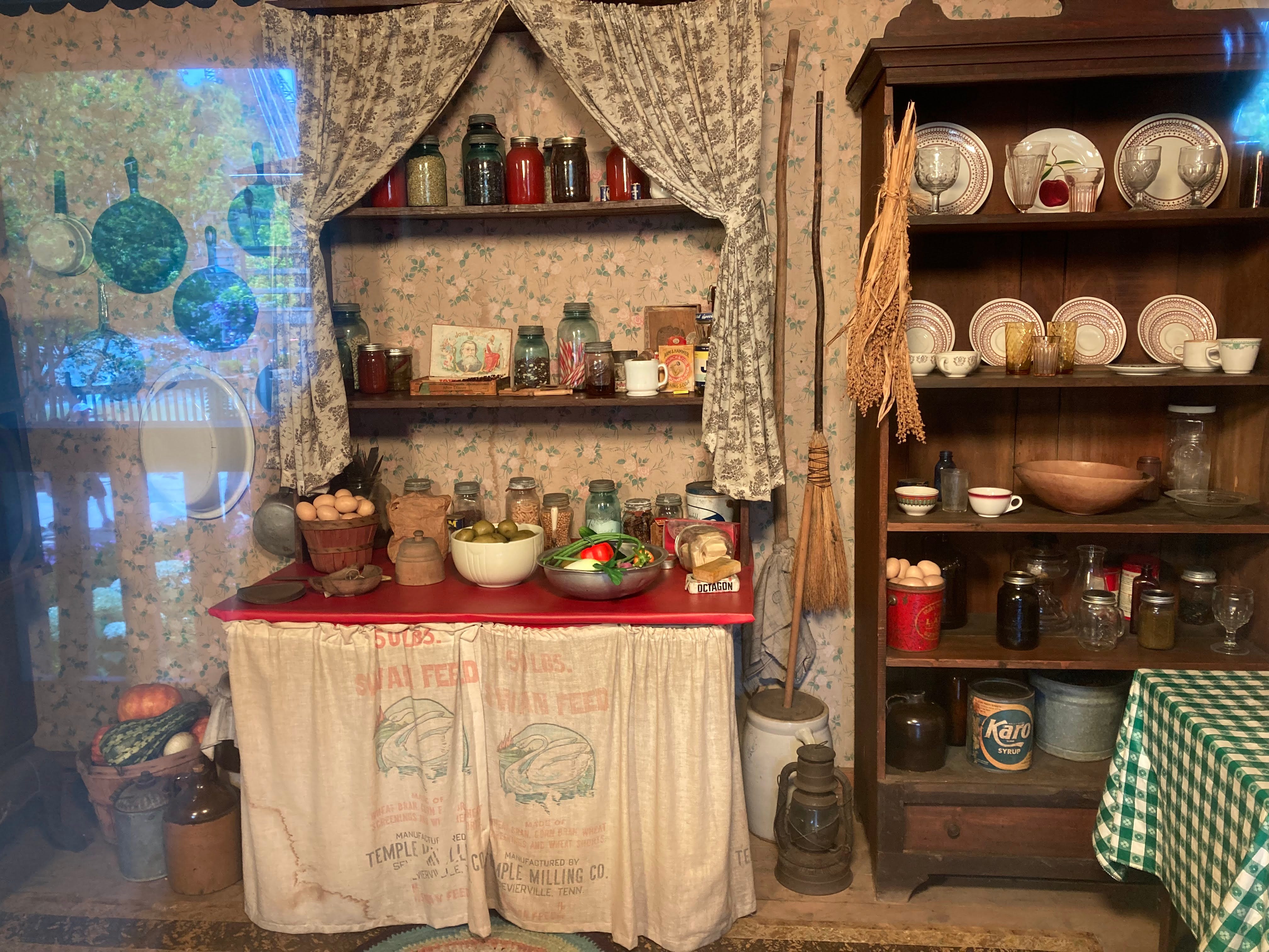 Die Küche in einer Nachbildung von Dolly Partons Elternhaus in Dollywood.