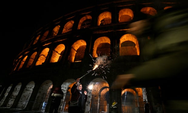 Feuerwerk in Rom