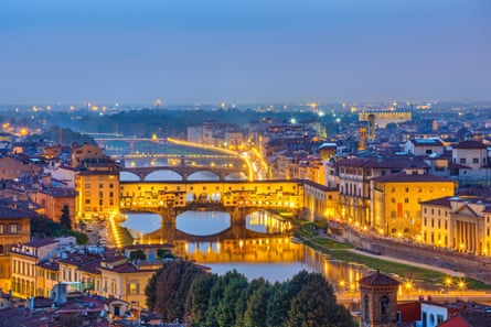Der Fluss Arno in Florenz.