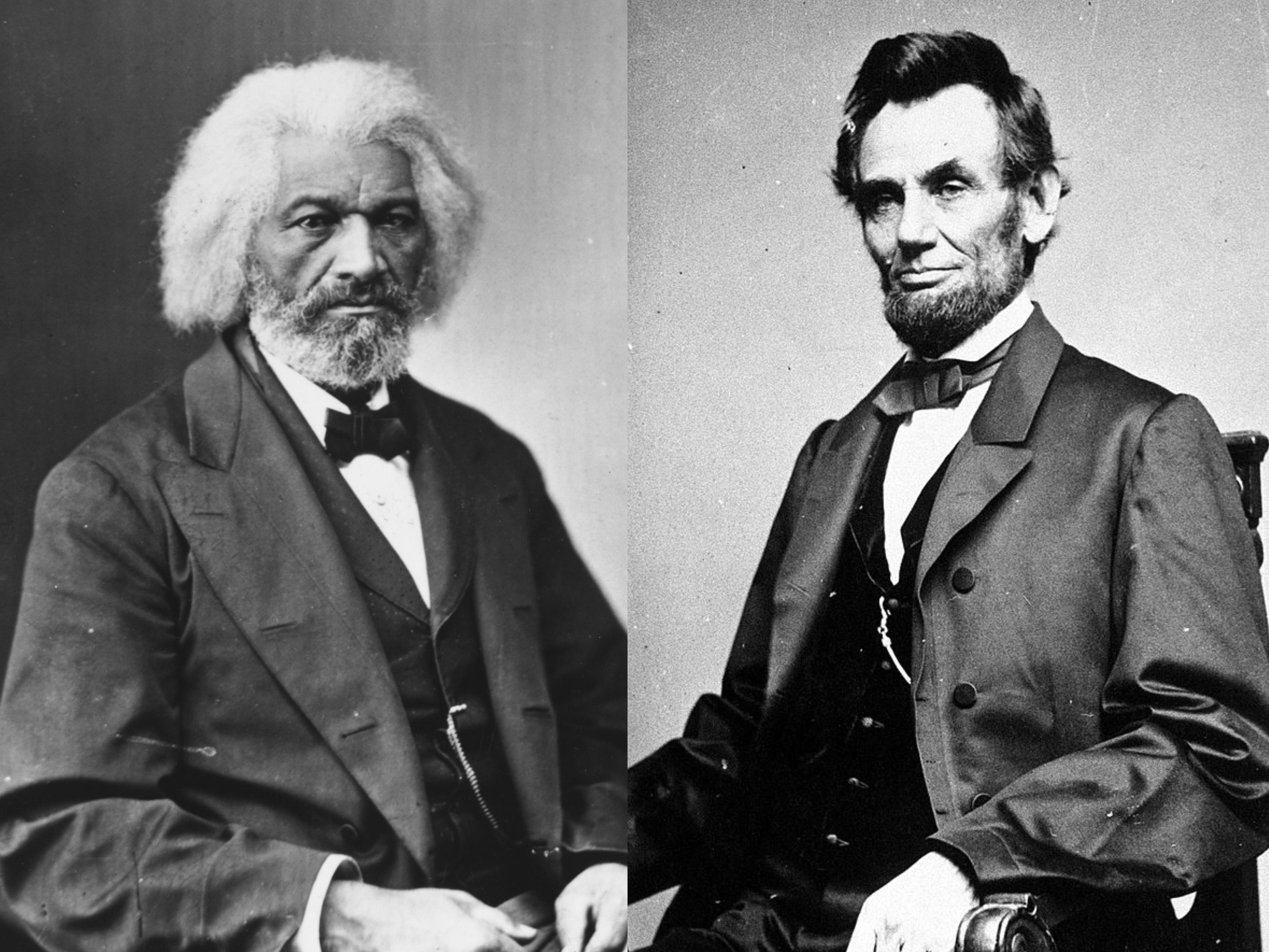 Frederick Douglass und Abraham Lincoln