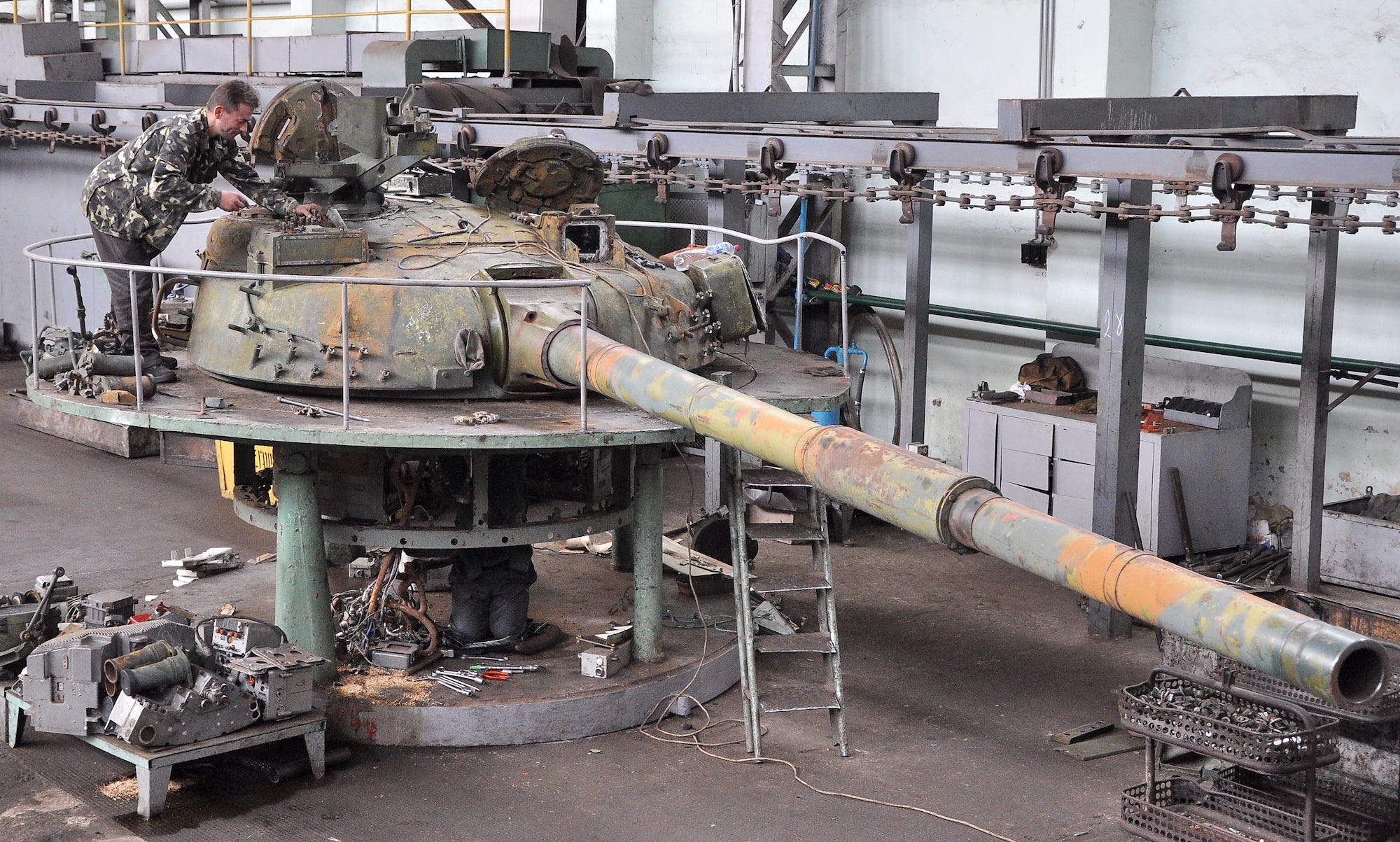 Kiew Ukraine Panzerturmfabrik