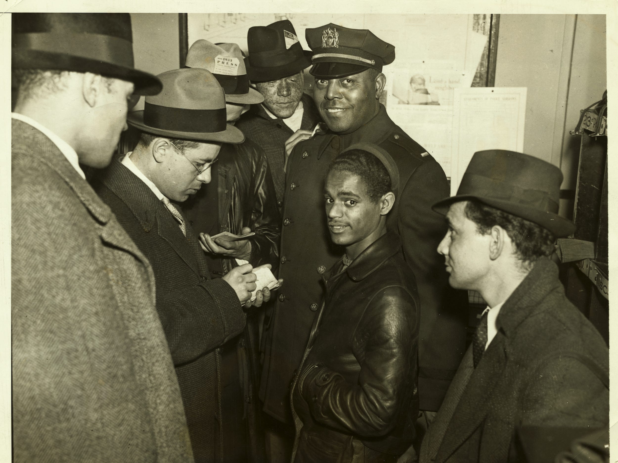 Polizei mit Lino Rivera im Jahr 1935