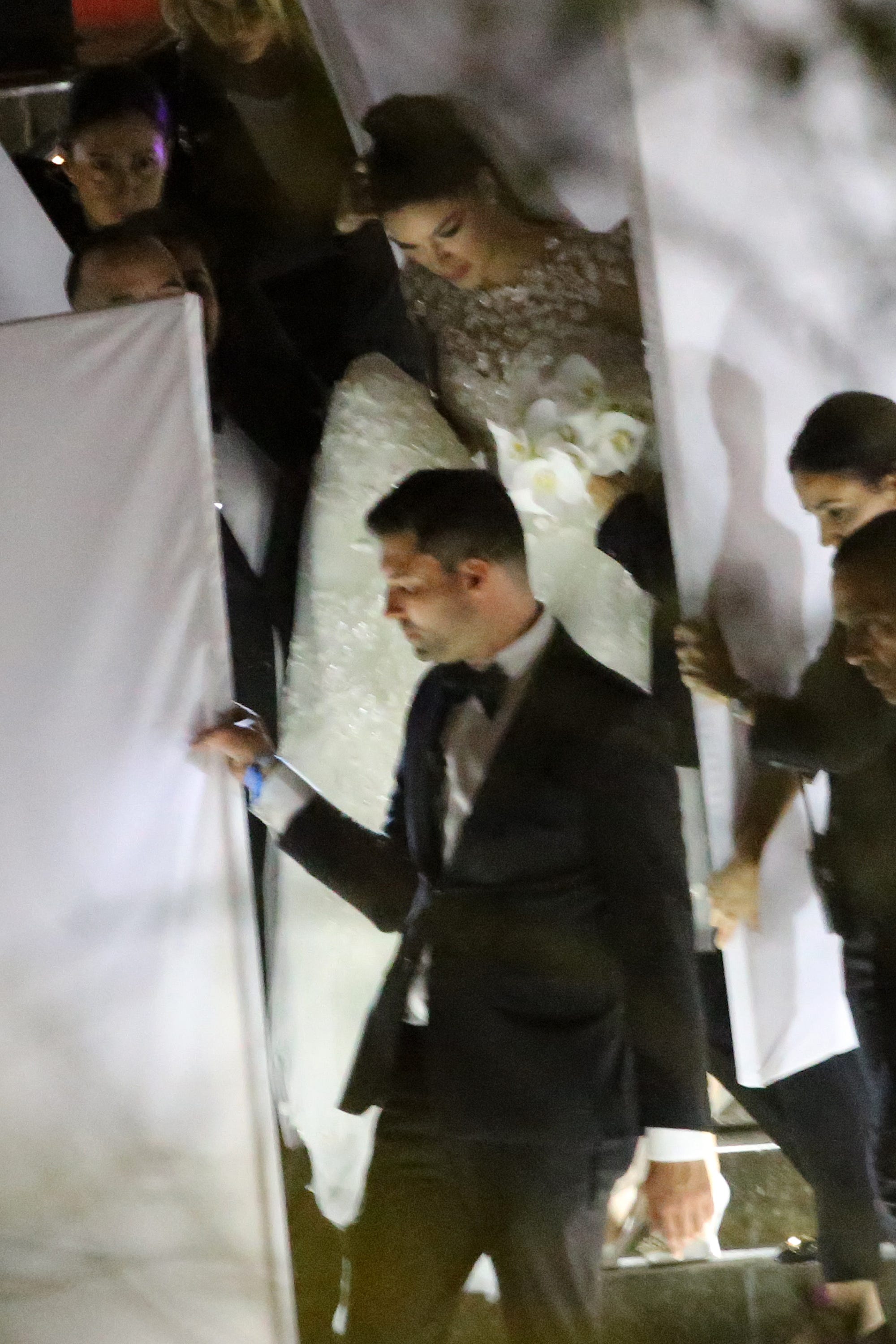 Nadia Ferreira bei ihrer Hochzeit mit March Anthony am 28. Januar 2023.