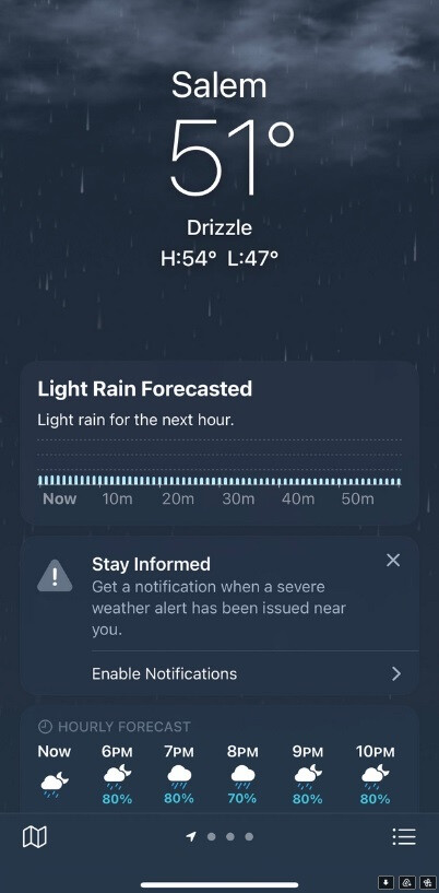 Die native iOS-Wetter-App – Apples Dark Sky-Wetter-App ist seit heute Abend weg;  So können Sie weiterhin auf dieselben Daten zugreifen