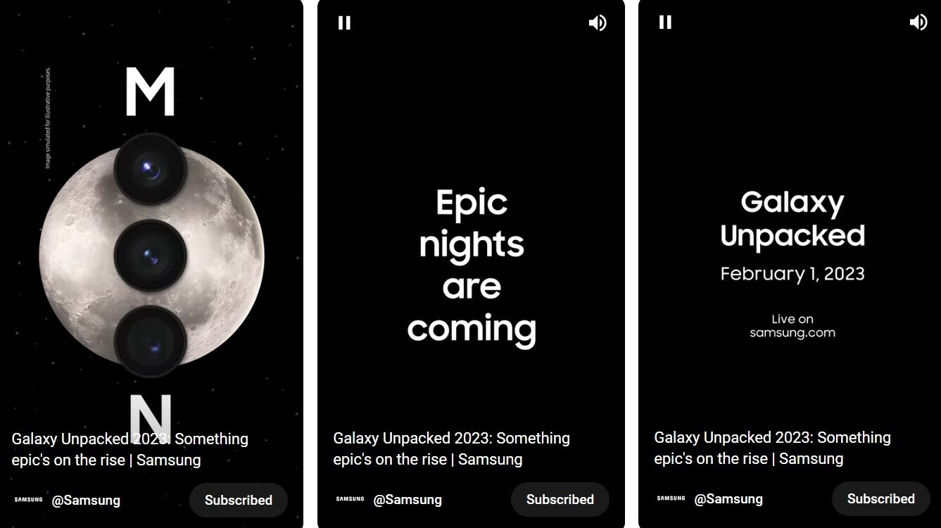 Samsung bewirbt Space Zoom und Nightography für das kommende Galaxy S23 Ultra - Samsung Video bewirbt Space Zoom und Night Mode für das Galaxy S23 Ultra