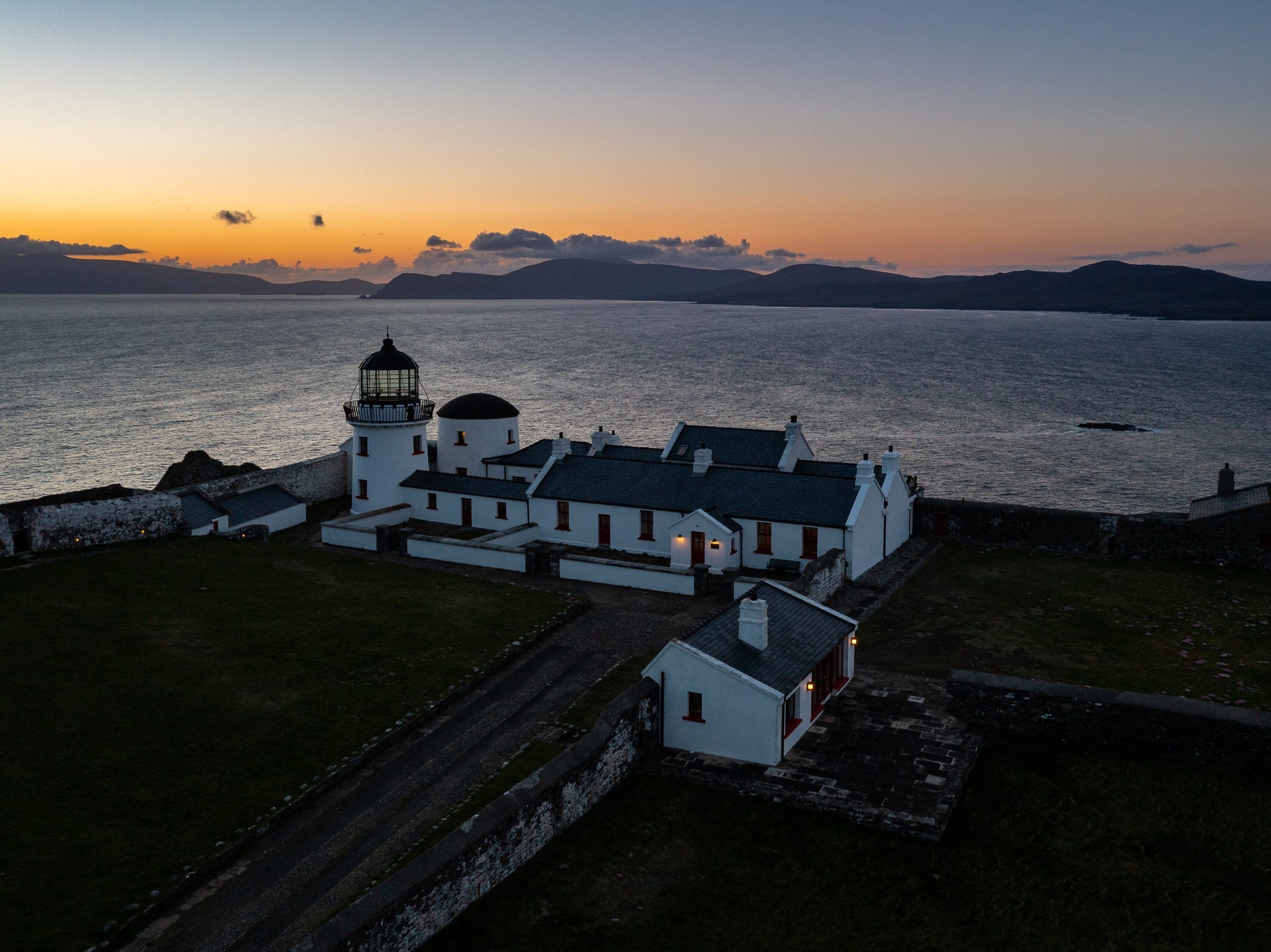 Clare Island Leuchtturm außen