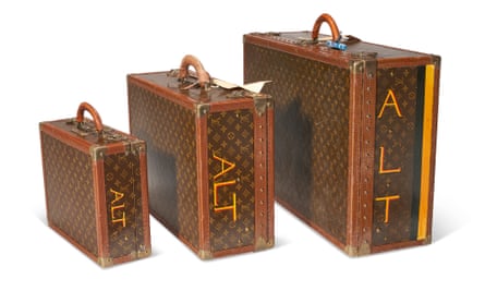 Talleys Gepäckset von Louis Vuitton mit Monogramm.