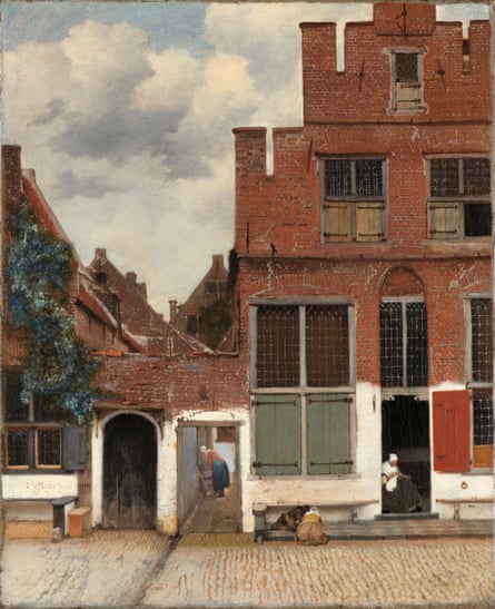 Ansicht der Häuser in Delft, bekannt als The Little Street, c 1658-59.