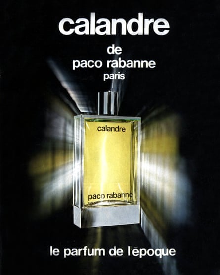 Paco Rabannes erster Duft, Calandre, wurde 1969 auf den Markt gebracht.