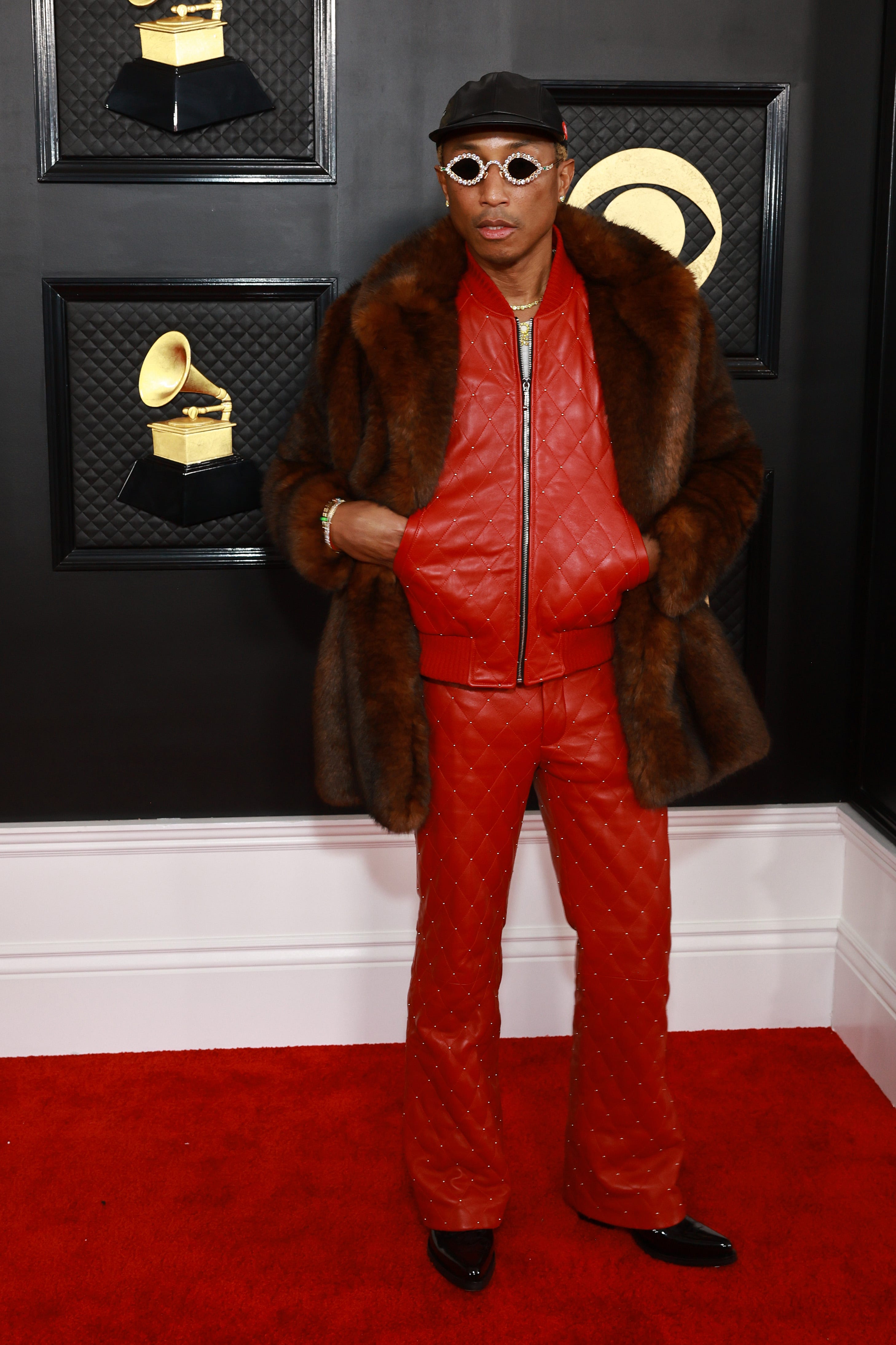 Pharrell Williams nimmt an den Grammy Awards 2023 teil