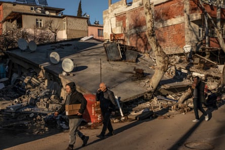 Erdbebenschäden in Pazarcık.