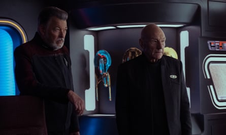 Jonathan Frakes und Patrick Stewart in Star Trek: Picard.