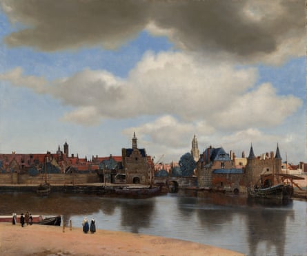 Ansicht von Delft von Vermeer