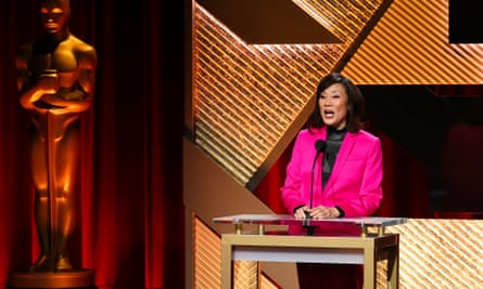 Janet Yang bei der Bekanntgabe der Oscar-Nominierungen im Januar.