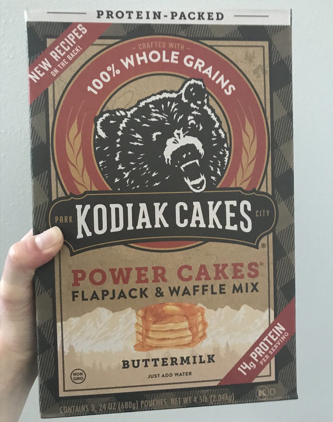 Kodiak-Kuchen-Pfannkuchen-Mischung