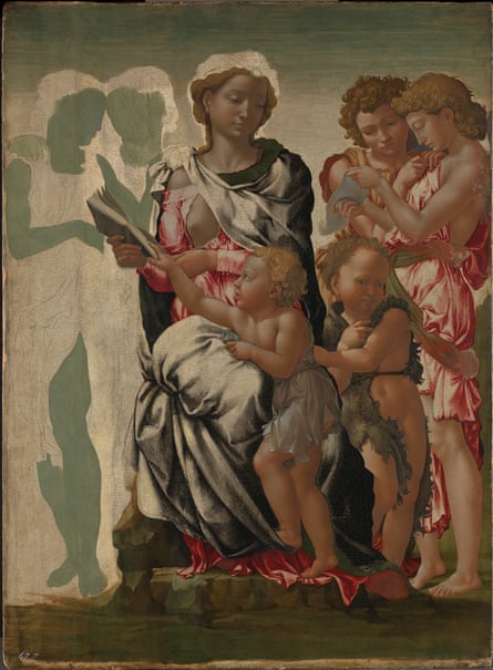 Die Jungfrau und das Kind mit Johannes und Engeln (Madonna von Manchester)