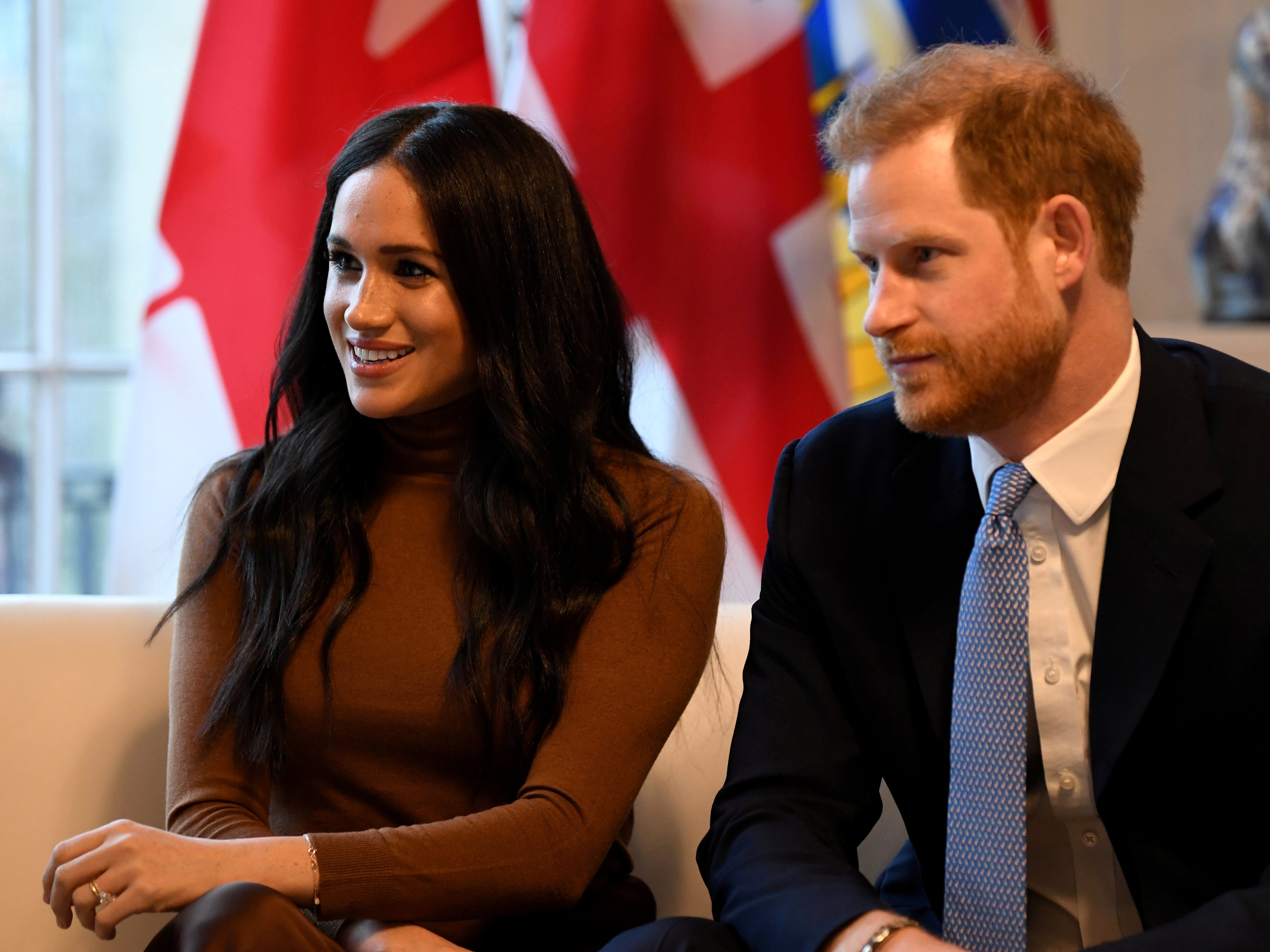 DATEIFOTO: Der britische Prinz Harry und seine Frau Meghan, Herzogin von Sussex besuchen das Canada House in London, Großbritannien, 7. Januar 2020. Daniel Leal-Olivas/Pool via REUTERS