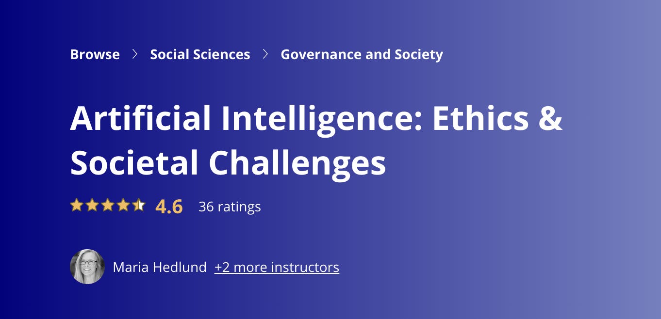 Künstliche Intelligenz: Ethik und gesellschaftliche Herausforderungen Coursera-Kurs